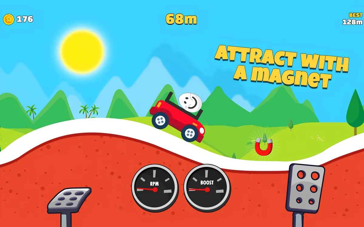 Eggy car gameplay screenshot